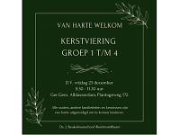 Foto bij artikel Kerstviering groep 1 t/m 4